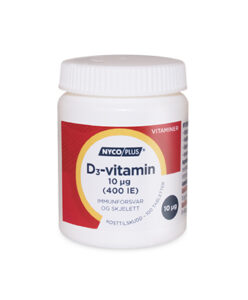Boks med D3-vitamin 10 mikrogram