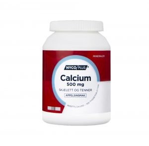 Boks med kalsium-tilskudd