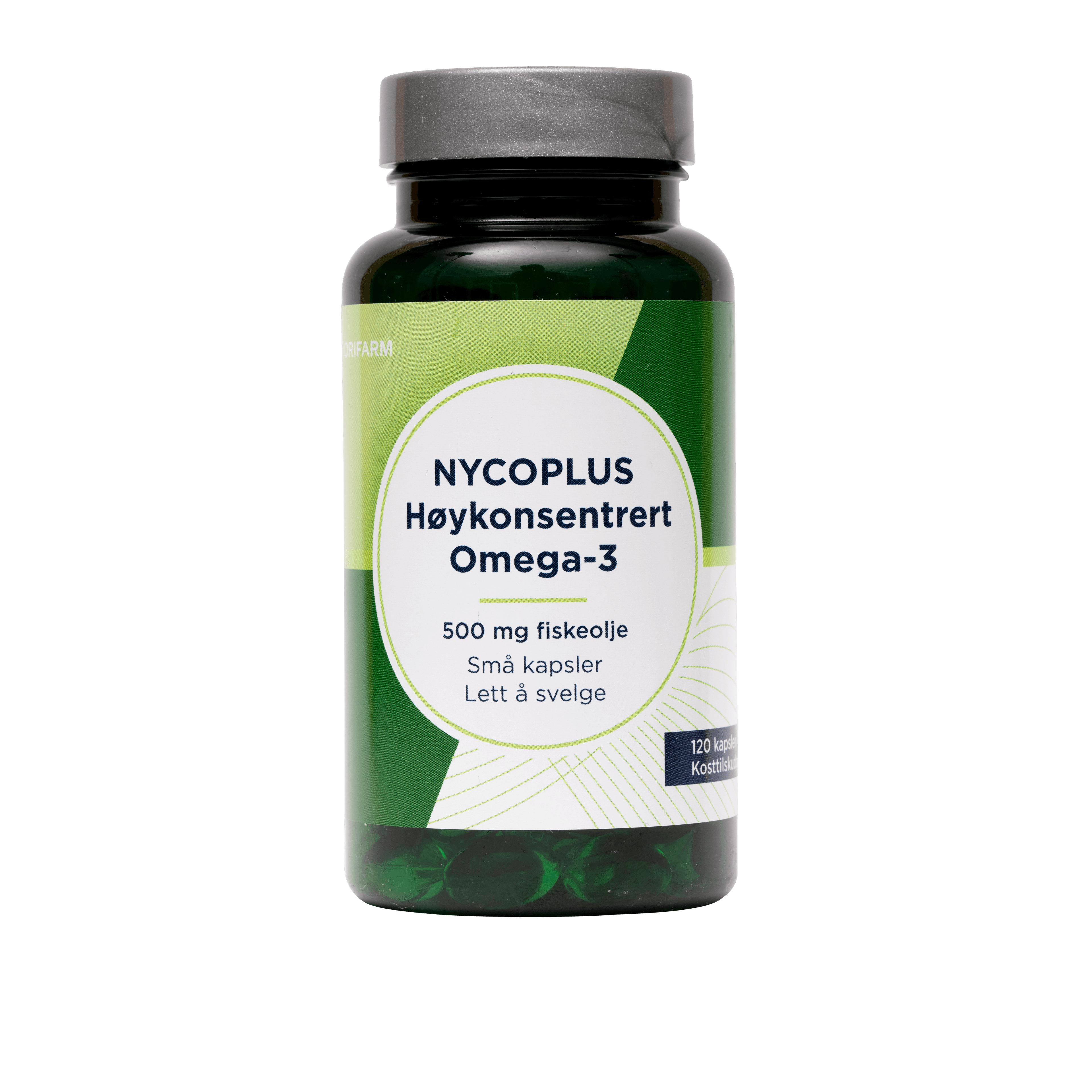 Nycoplus Hoykonsentrert Omega 3 500 Mg 120 Kapsler 1