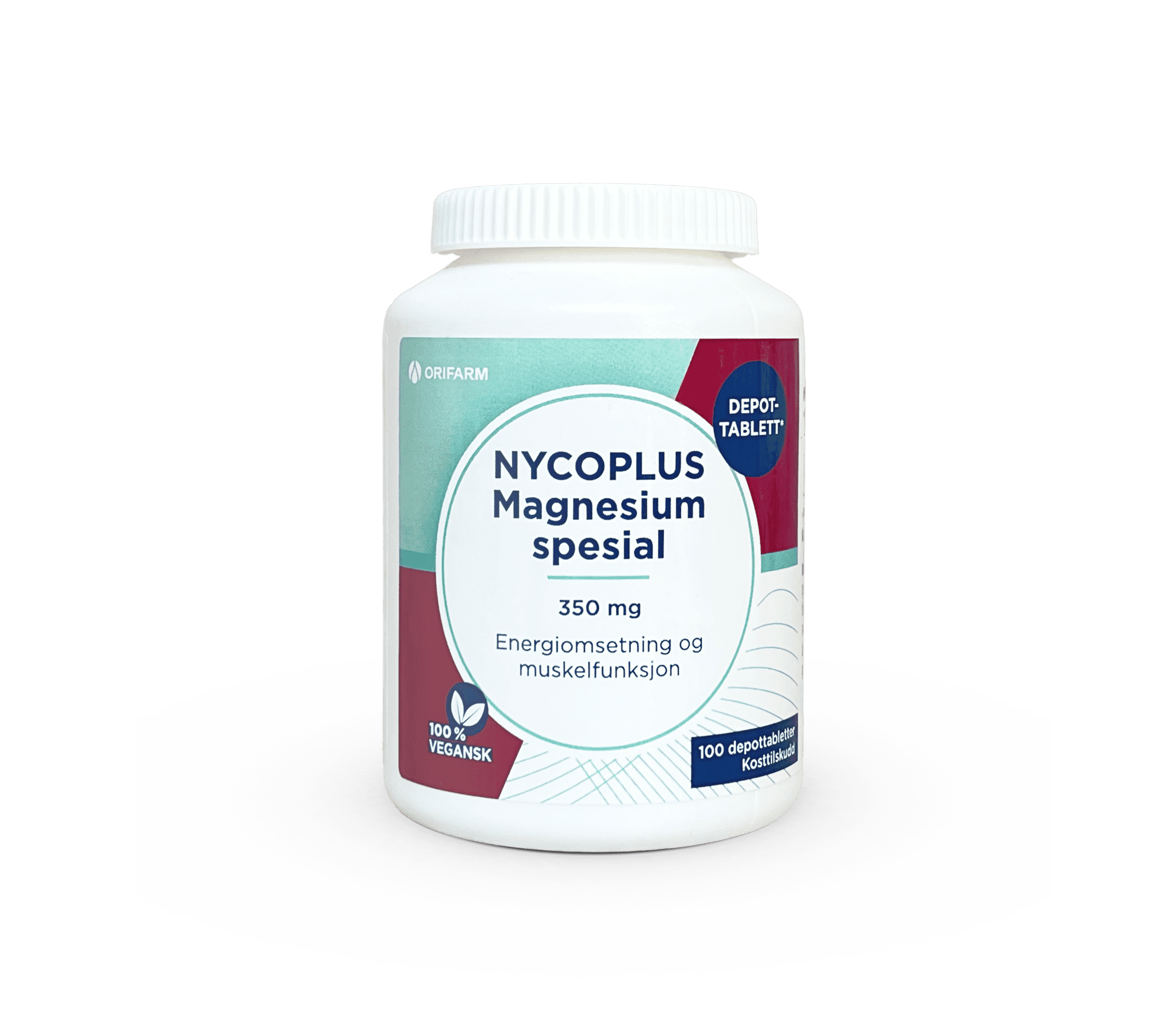 871532 Nycoplus Magnesium Spesial 350Mg Utenbakgrunn