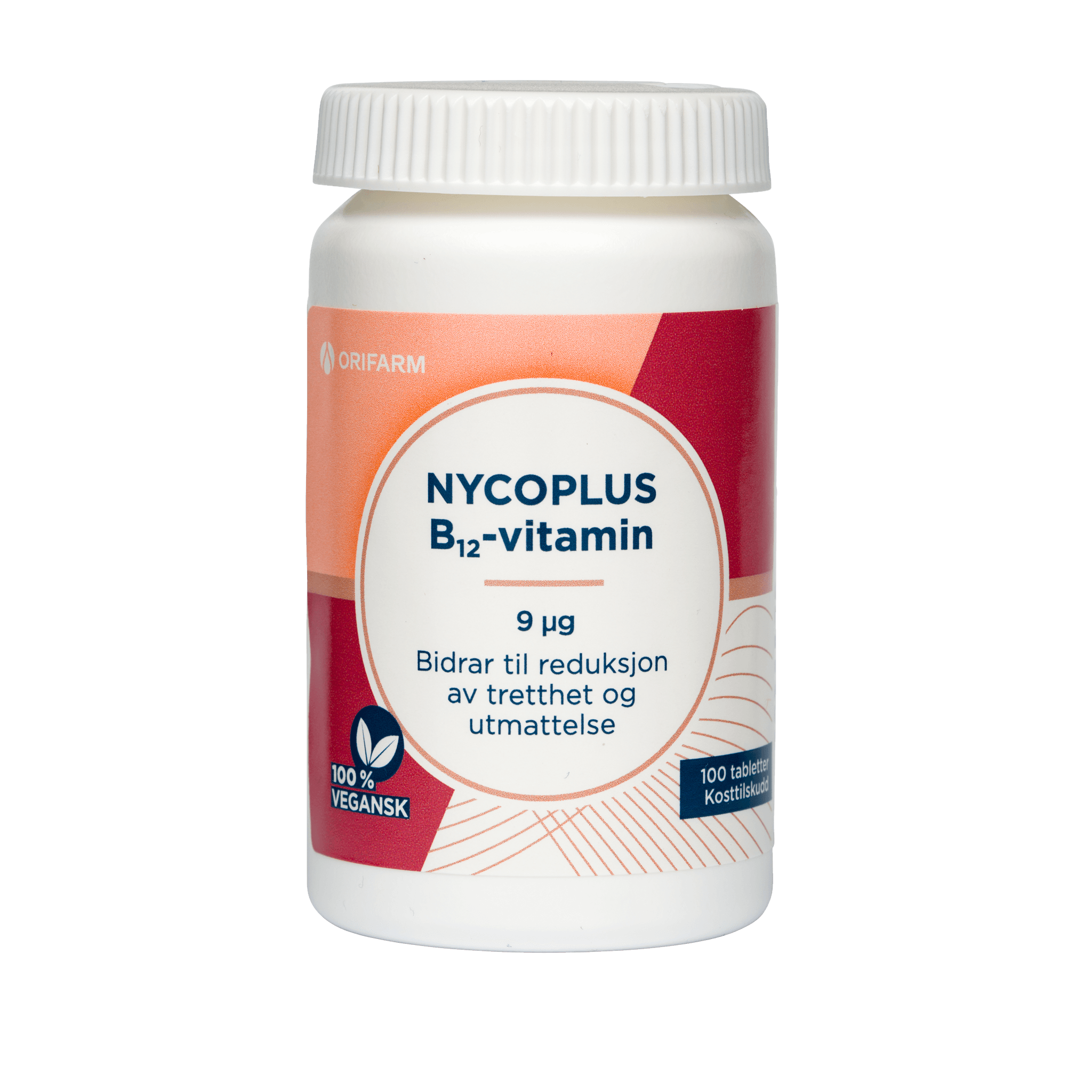 Nycoplus B12 Vitamin 9 Μg 100 Tabletter 1