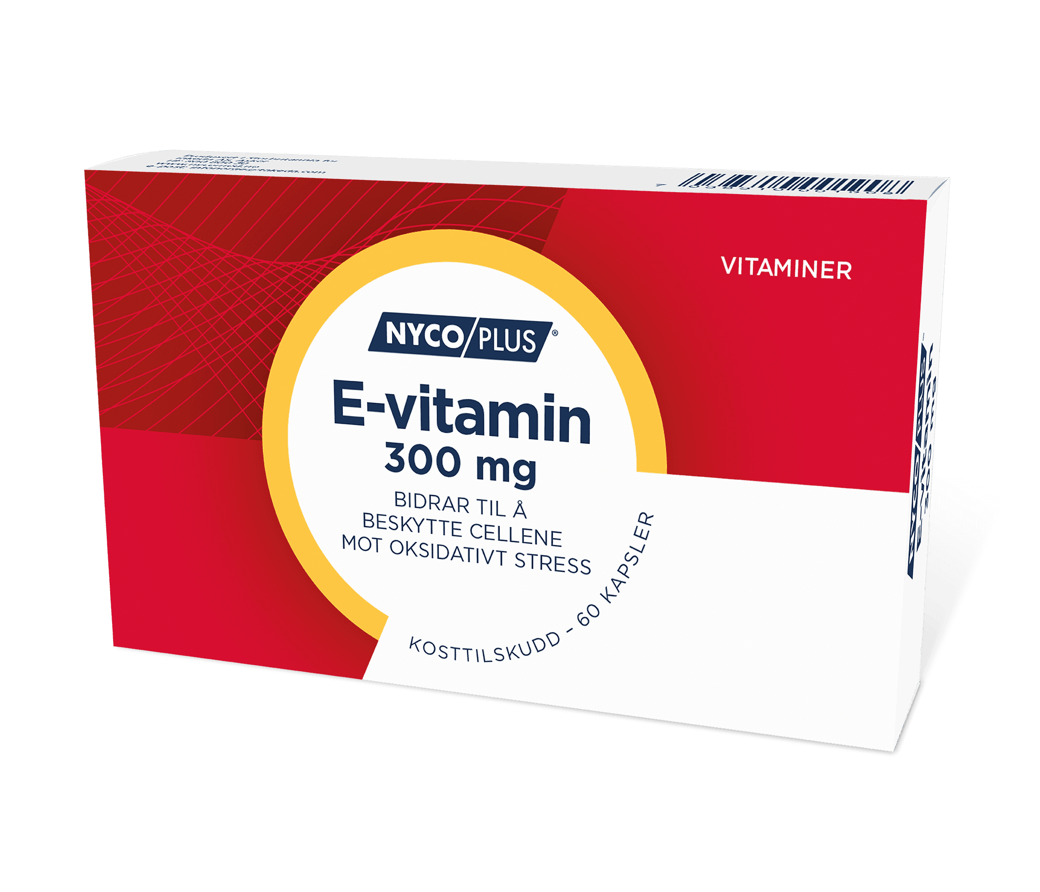 Nycoplus E Vitamin 300 Mg 60 Kapsler