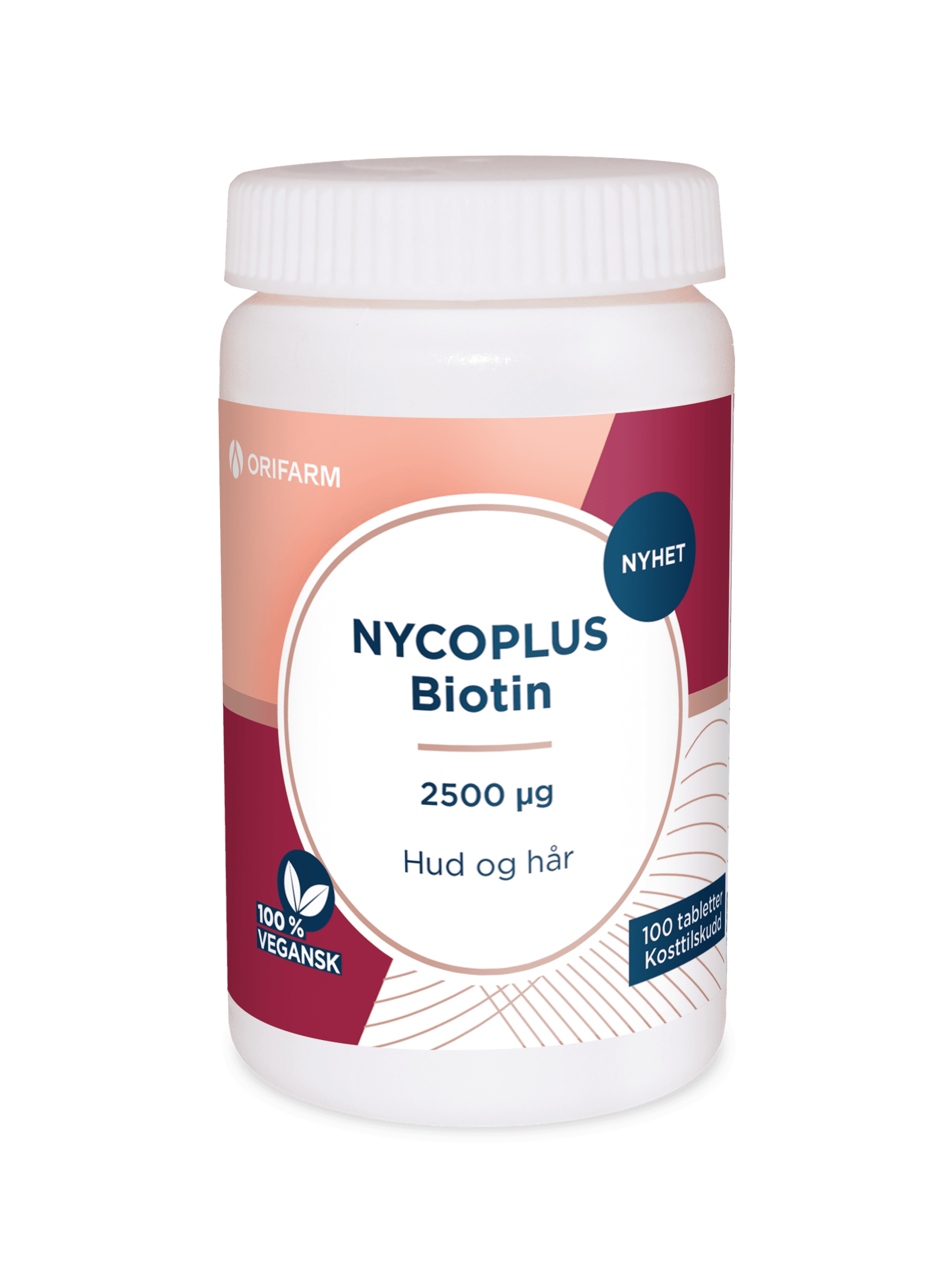 Nycoplus Biotin 2500 Μg 100 Tabletter 1