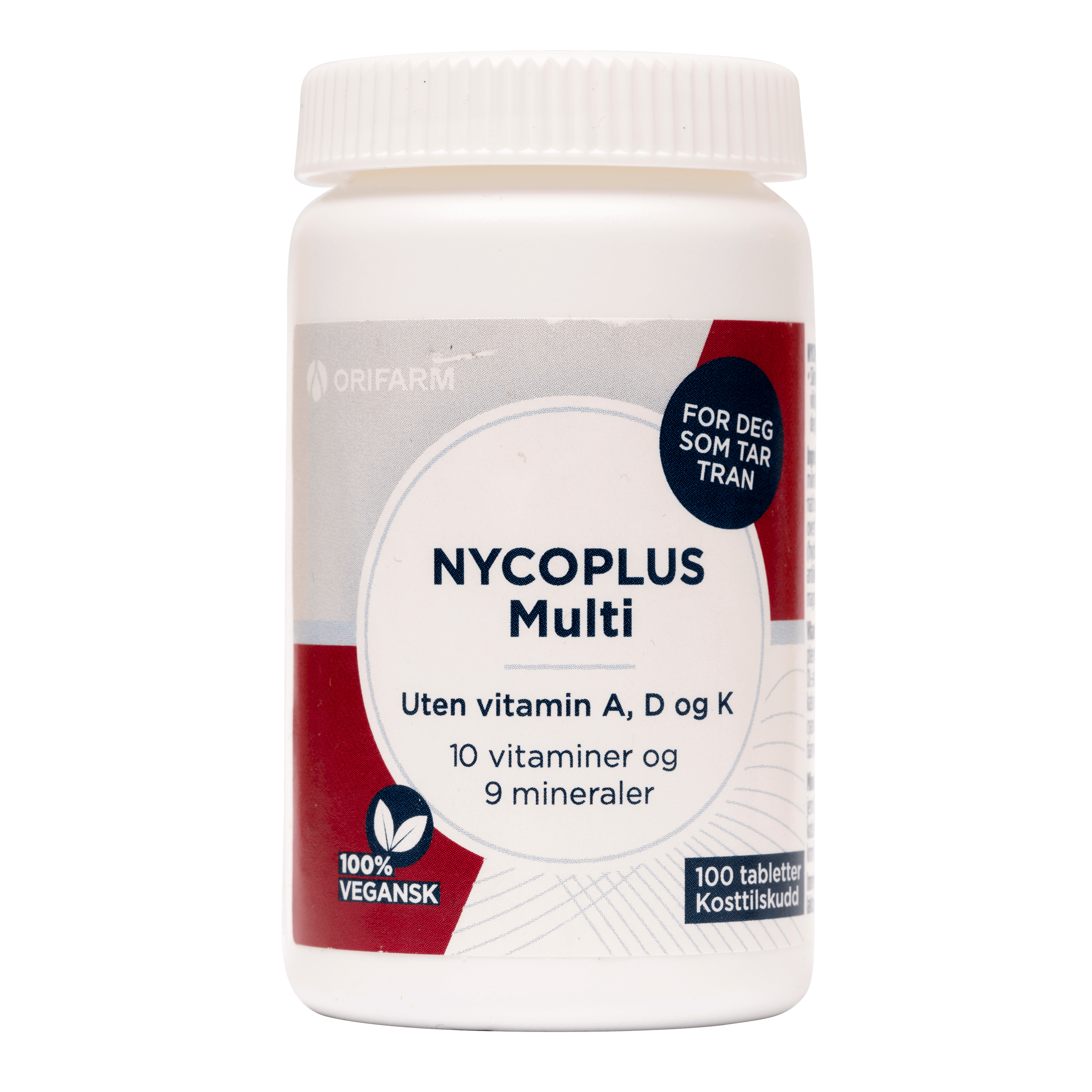 Nycoplus Multi Uten A D Og K 100 Tabletter 1