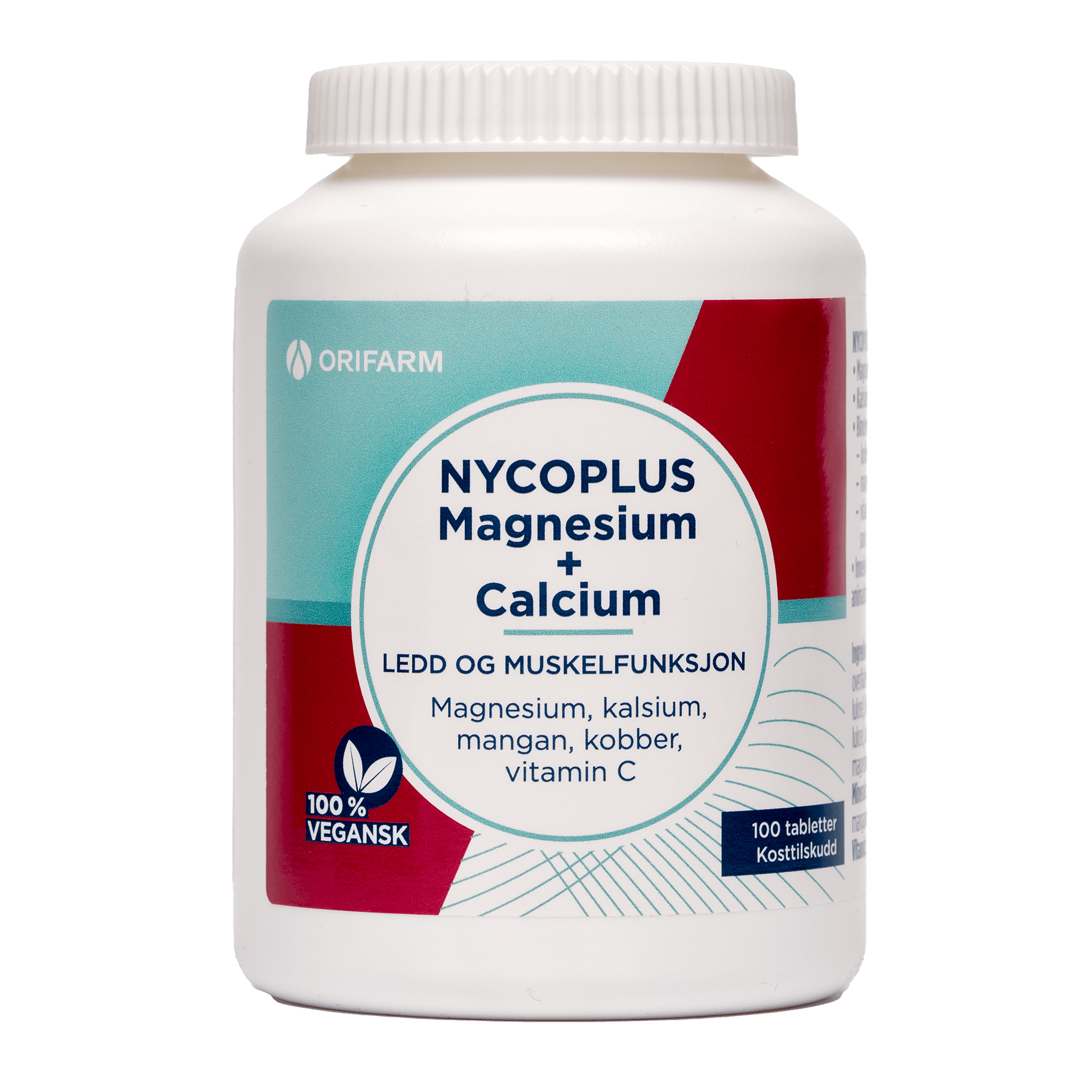 Nycoplus Magnesium Calcium 100 Tabletter 1
