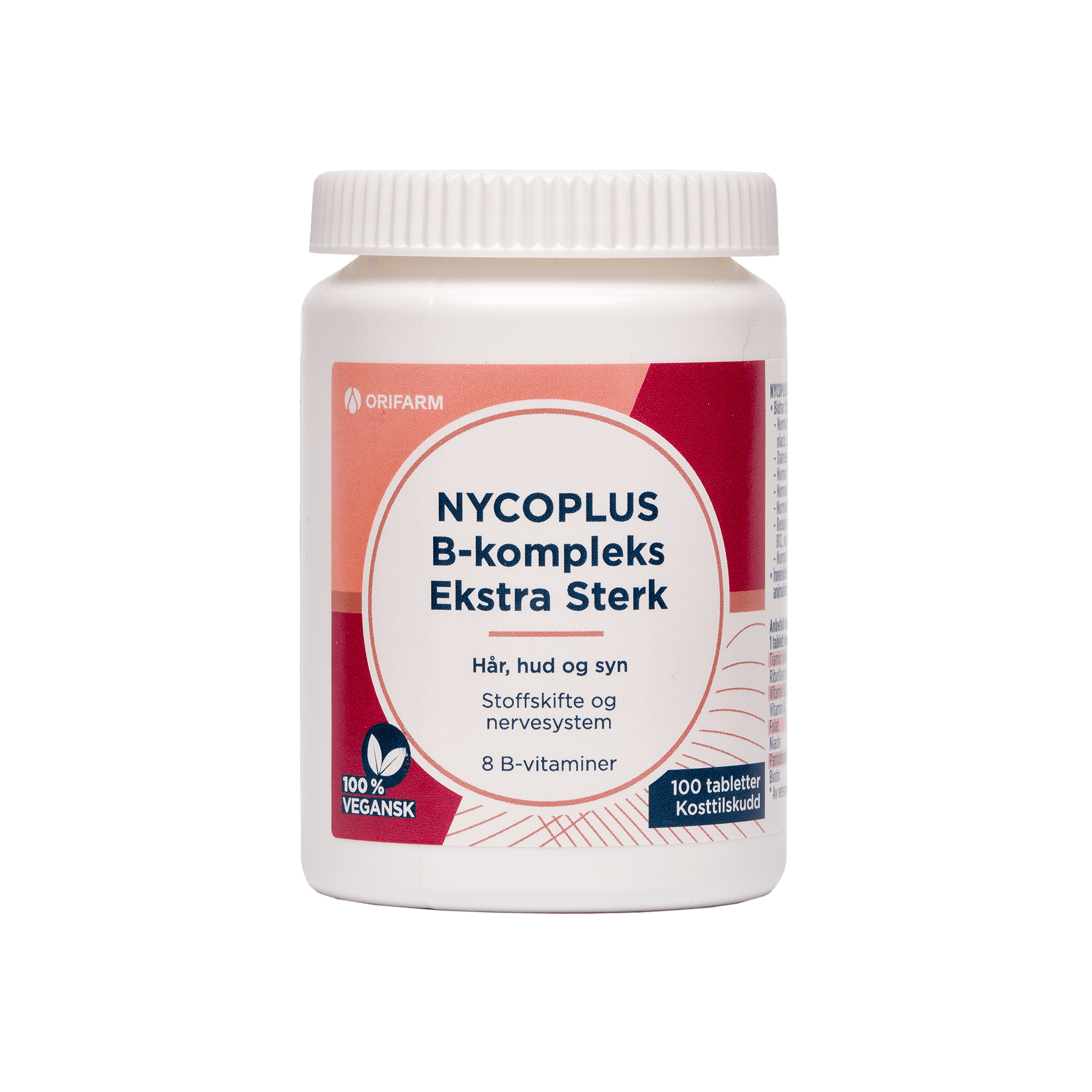 Nycoplus B Kompleks Ekstra Sterk 100 Tabletter 1
