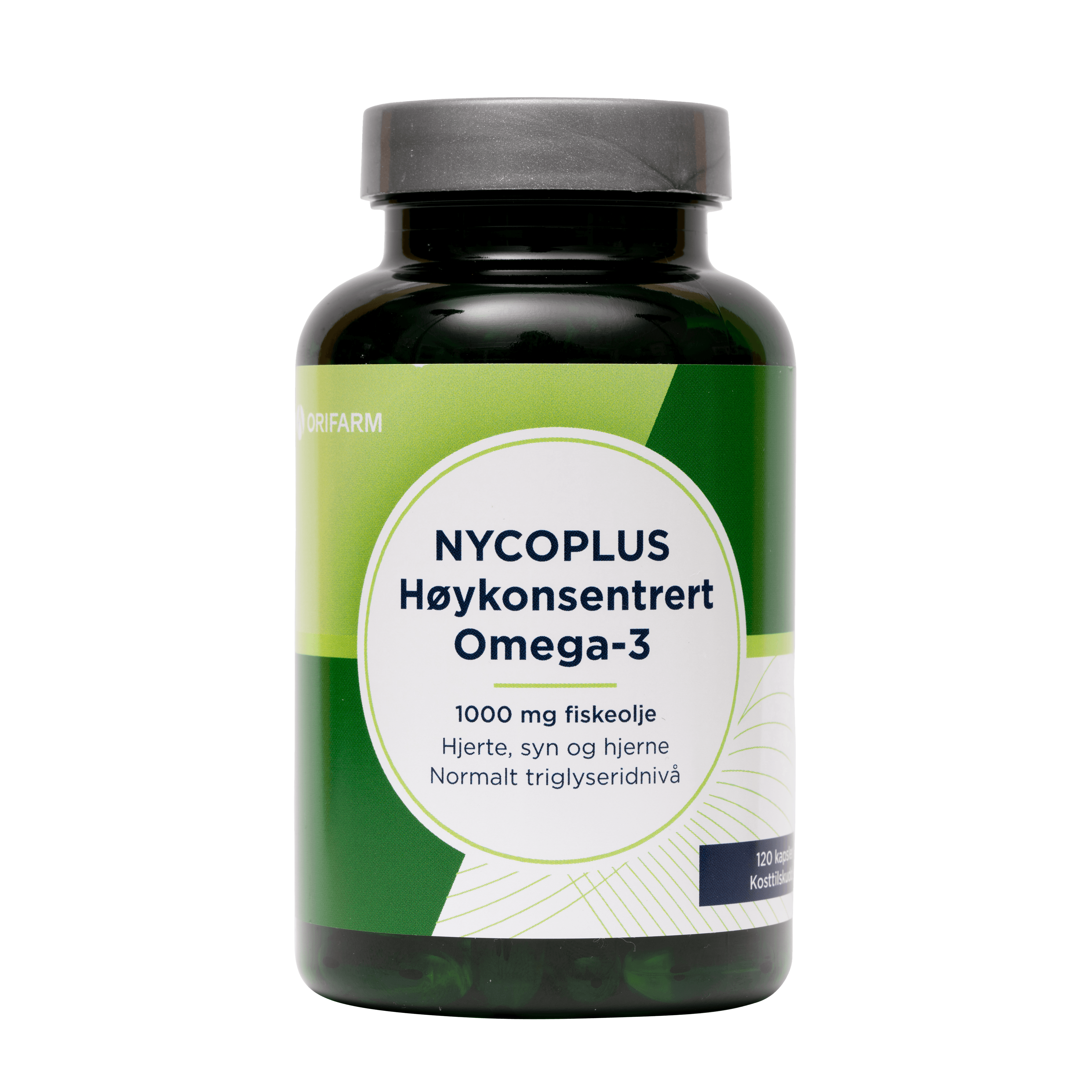 Nycoplus Hoykonsentrert Omega 3 1000 Mg 120 Kapsler 1