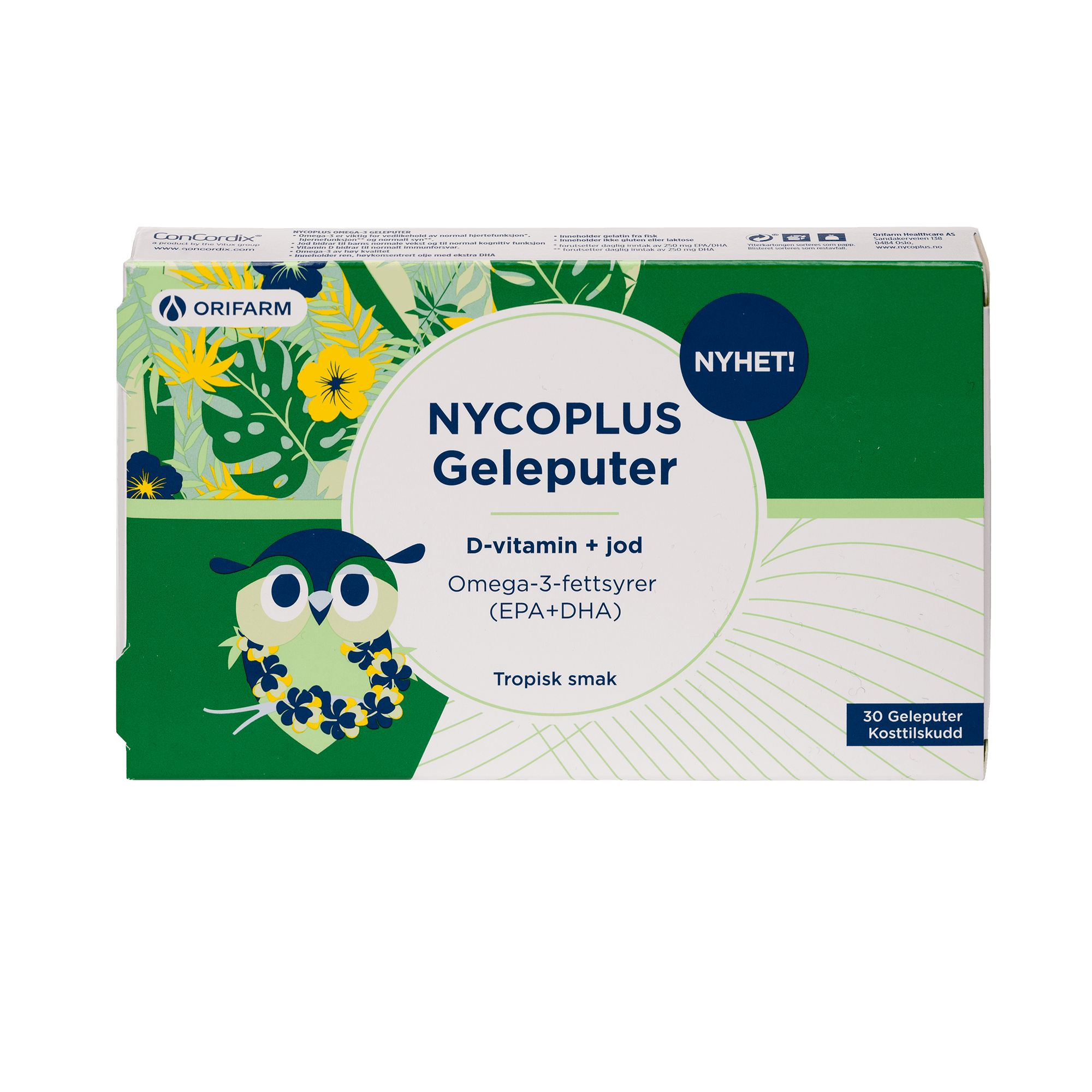 Nycoplus Geleputer D Vitamin Jod Tropisk Smak 30 Geleputer 5