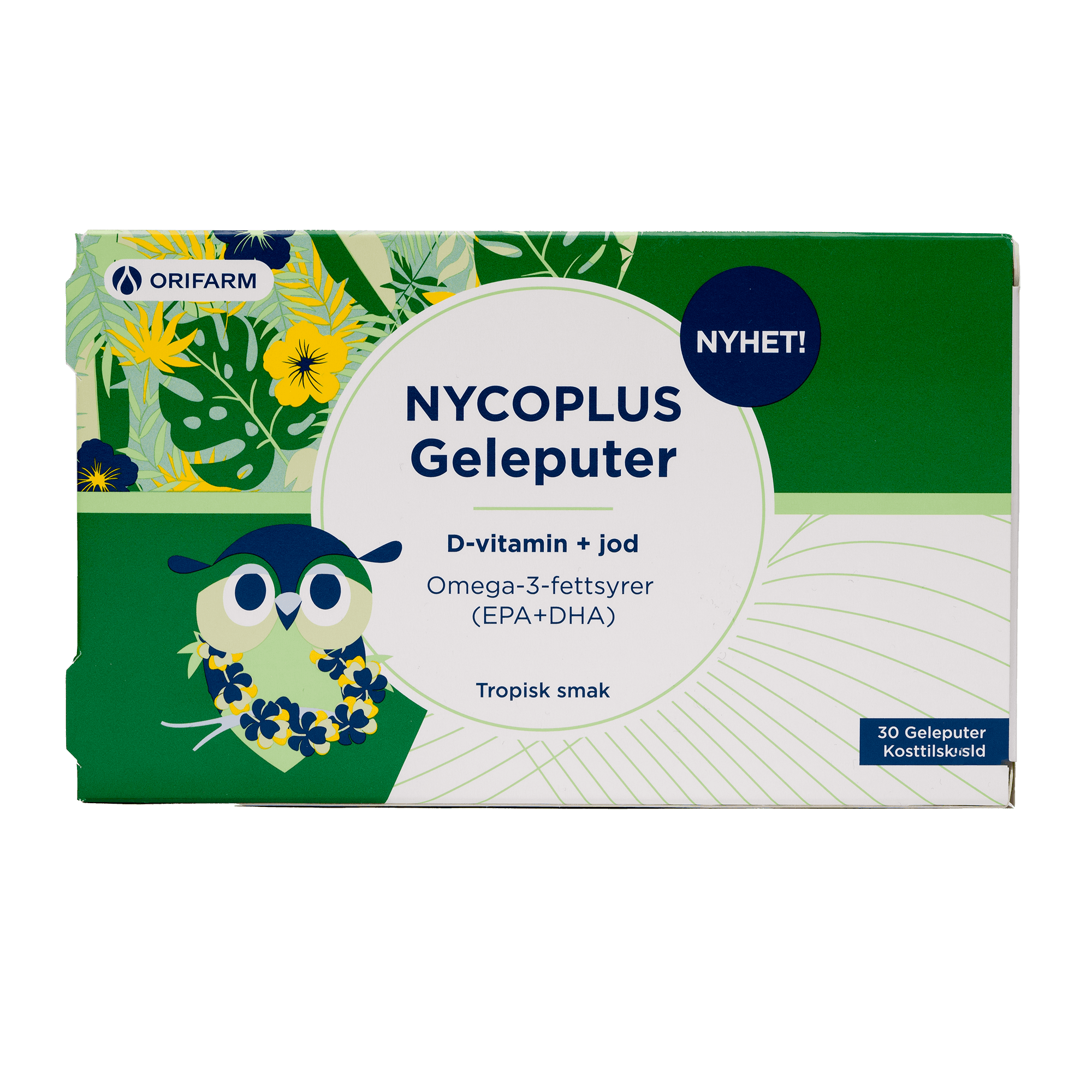 Nycoplus Geleputer D Vitamin Jod Tropisk Smak 30 Geleputer 2