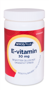 Boks med NYCOPLUS E-vitamin