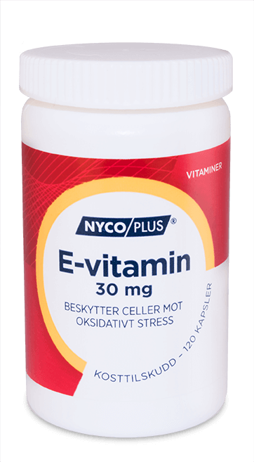 Boks med NYCOPLUS E-vitamin