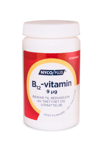 Boks med NYCOPLUS B12-vitamin