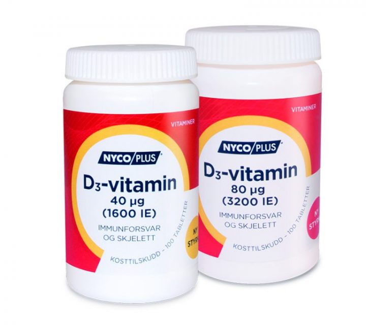 D-vitamin - anbefaling og sikkerhet