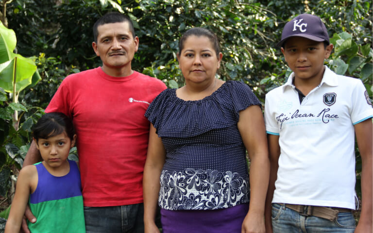 Familie i Nicaragua